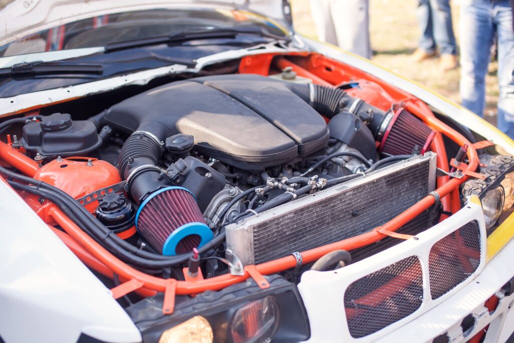 Engine of the drift car